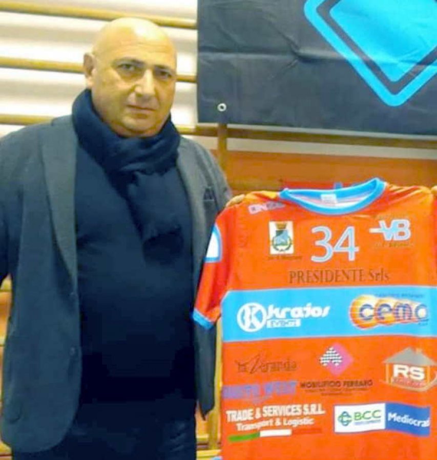 Il presidente della Volley Bisignano, Lino Amodio