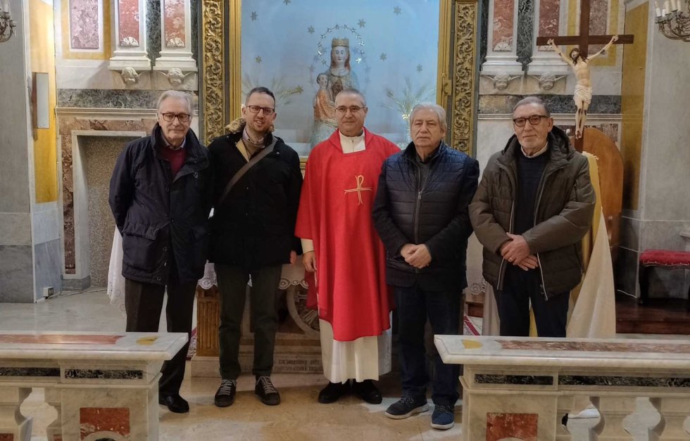 Giuseppe Soluri in visita al Santuario di Spezzano Albanese