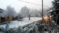 Valle dell&#039;Esaro imbiancata da una lunga nevicata, scuole chiuse